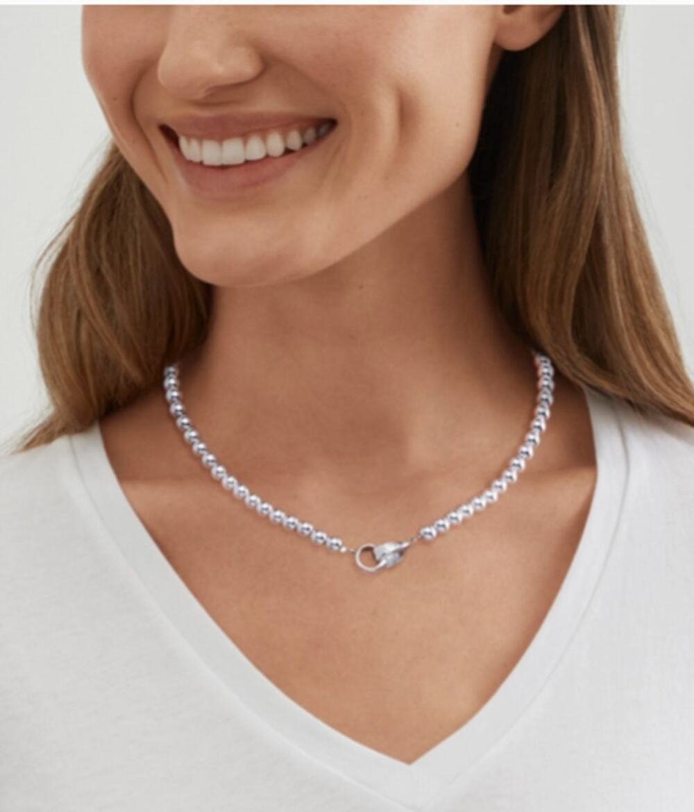 Silpada 'Great Destinations' Silver Hematite Necklace, 18" NIB